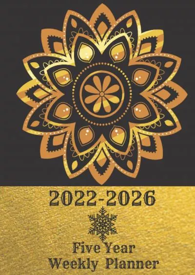 [READING BOOK]-2022-2026 monthly planner/calendar: 2022-2026 five year monthly planner - Dream Believe Achieve Repeat for women - At a Glance 60 Months Calendar-5 ... Organizer Logbook and Journal (Mandala Cover)