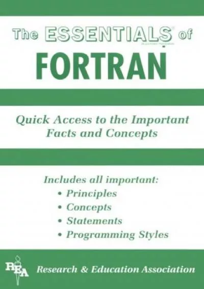 [READ]-The Essentials of Fortran