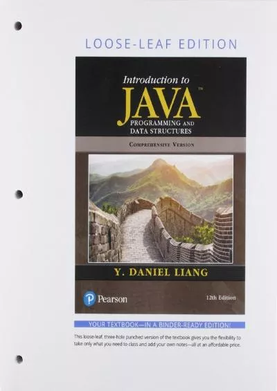 [BEST]-Intro to Java Programming, Comprehensive Version, Loose Leaf Edition