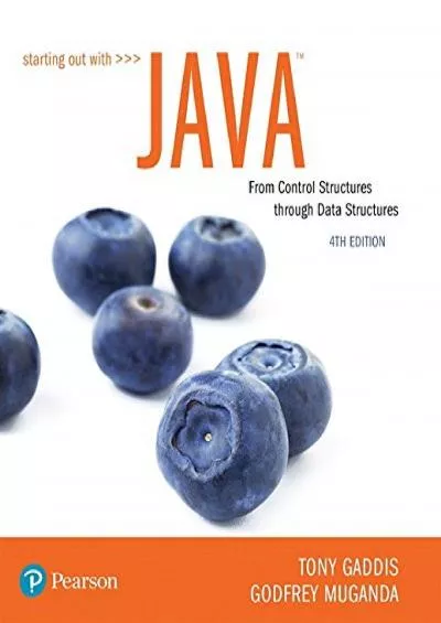 [DOWLOAD]-Starting Out with Java: From Control Structures through Data Structures (What\'s New in Computer Science)