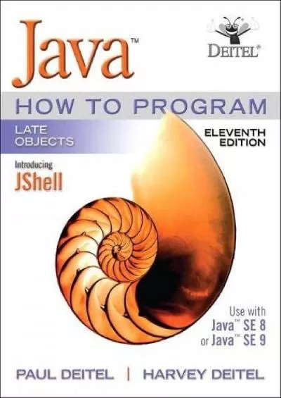 [BEST]-Java How To Program, Late Objects