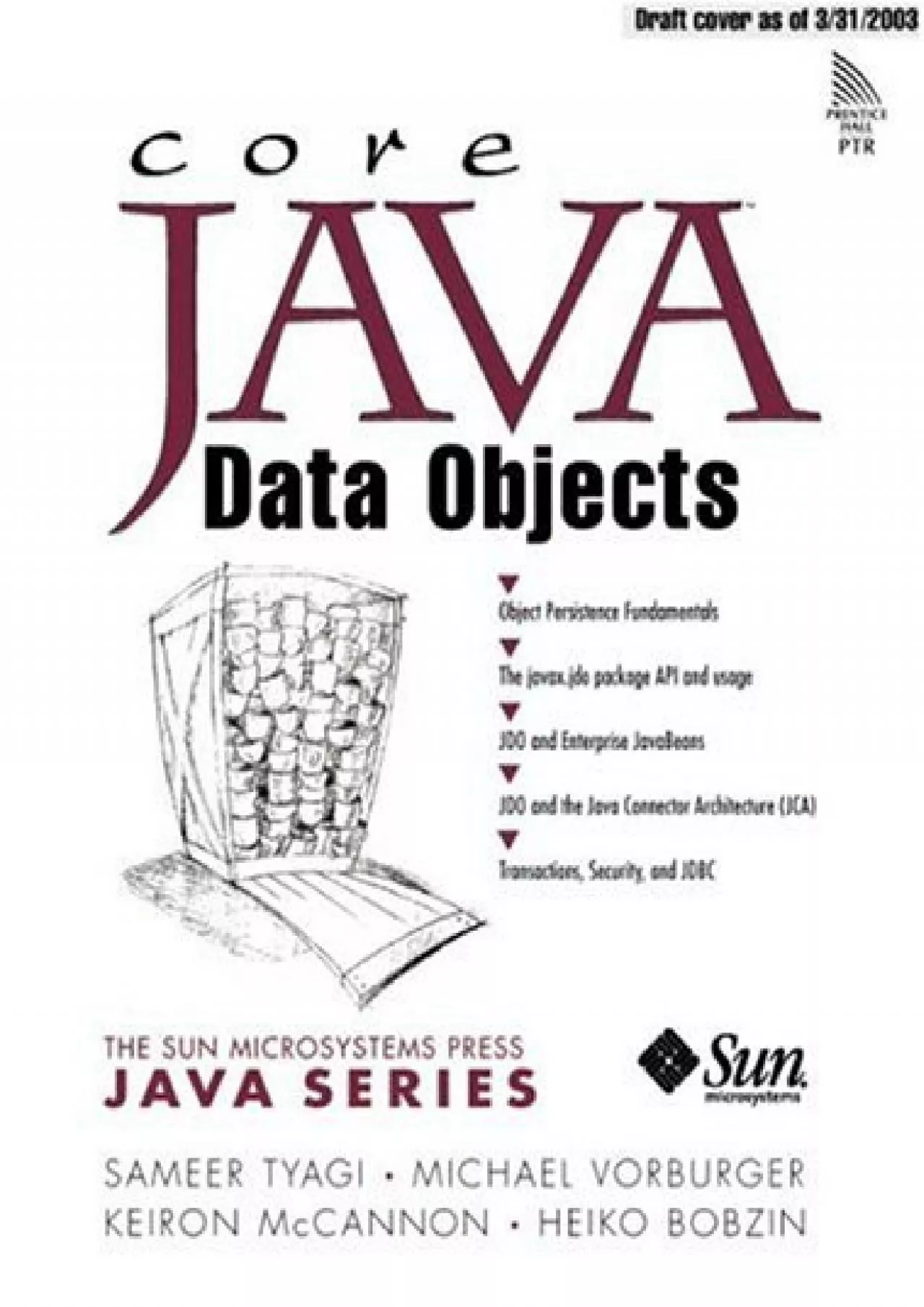 [BEST]-Core Java Data Objects