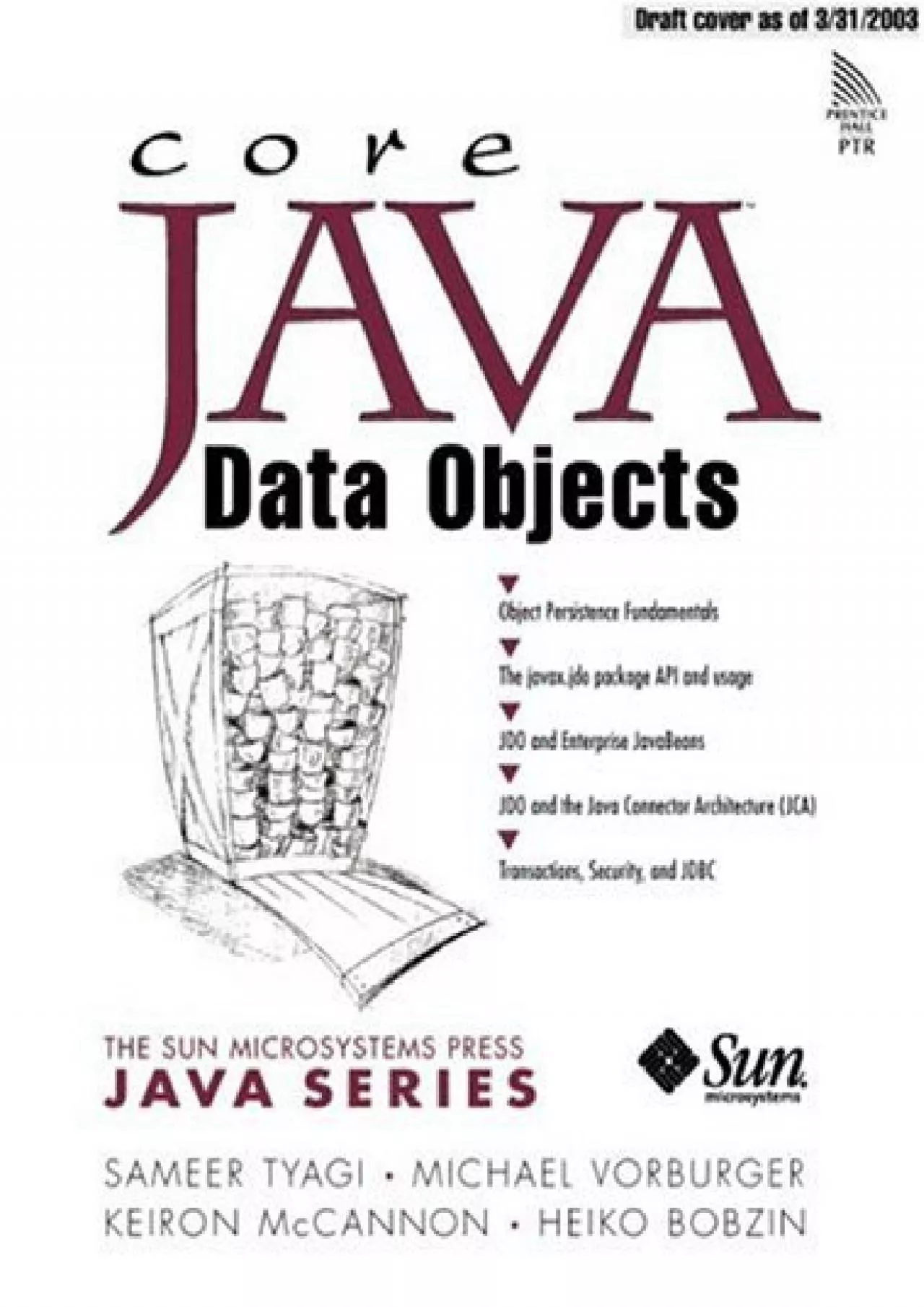 PDF-[BEST]-Core Java Data Objects