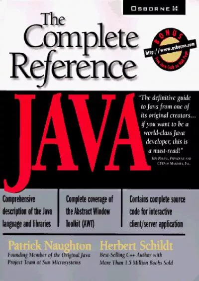 [READ]-Java: The Complete Reference (Complete Reference Series)