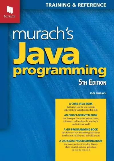 [FREE]-Murach\'s Java Programming (5th Edition)