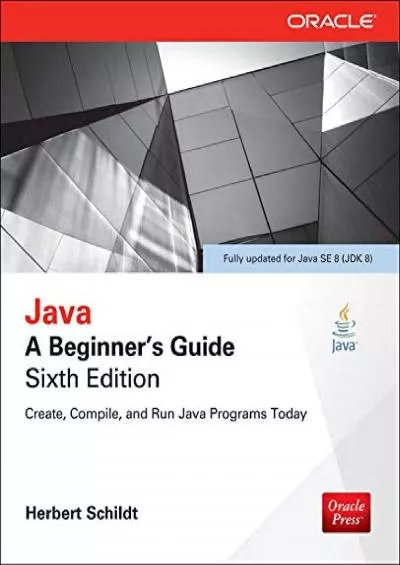 [BEST]-Java: A Beginner\'s Guide
