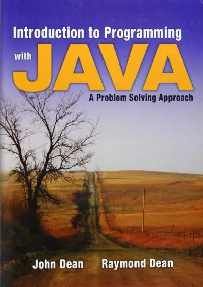 [READING BOOK]-Introduction to Programming with Java: A Problem Solving Approach