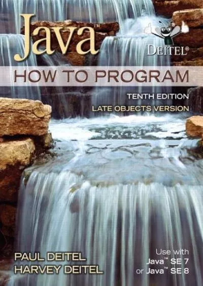 [FREE]-Java How To Program (late objects) (10th Edition)