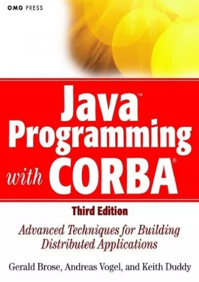 [READING BOOK]-JavaTM Programming with CORBATM : Advanced Techniques for Building Distributed