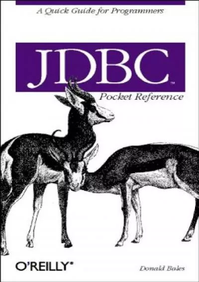 [READ]-JDBC Pocket Reference
