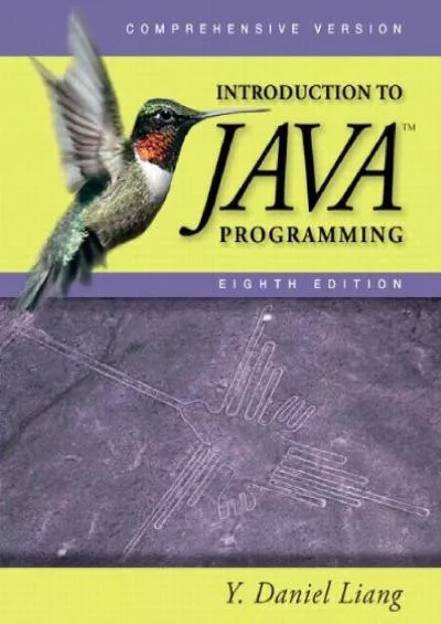 [BEST]-Introduction to Java Programming: Comprehensive Version