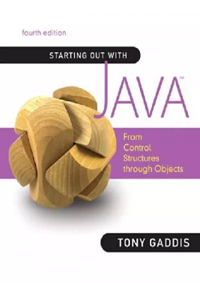 [BEST]-Starting Out With Java: From Control Structures Through Objects