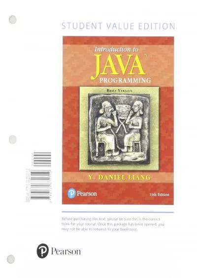 [PDF]-Introduction to Java Programming, Brief Version, Student Value Edition Plus MyLab
