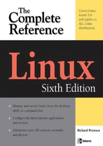 [BEST]-Linux: The Complete Reference, Sixth Edition