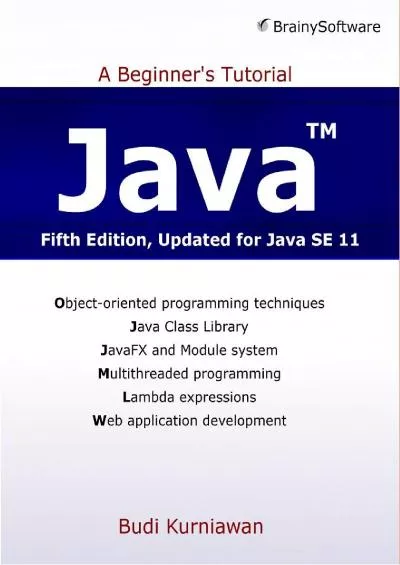 [eBOOK]-Java: A Beginner\'s Tutorial (Fifth Edition)