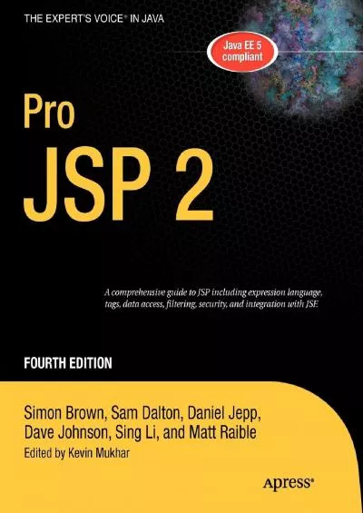 [PDF]-Pro JSP 2 (Expert\'s Voice in Java)