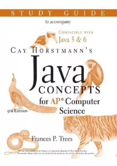 [DOWLOAD]-Java Concepts: Advanced Placement Computer Science Study Guide