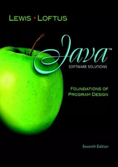 [READING BOOK]-Java Software Solutions: Foundations of Program Design