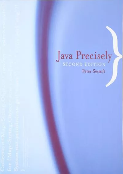 [FREE]-Java Precisely (MIT Press)
