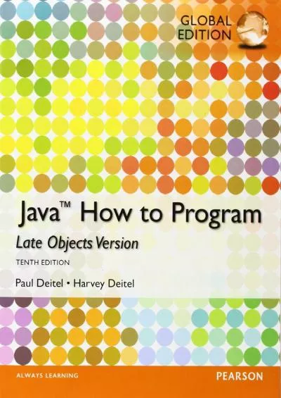 [eBOOK]-Java: How to Program (Late Objects), Global Edition