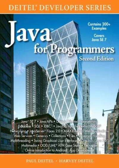 [DOWLOAD]-Java for Programmers (Deitel Developer)