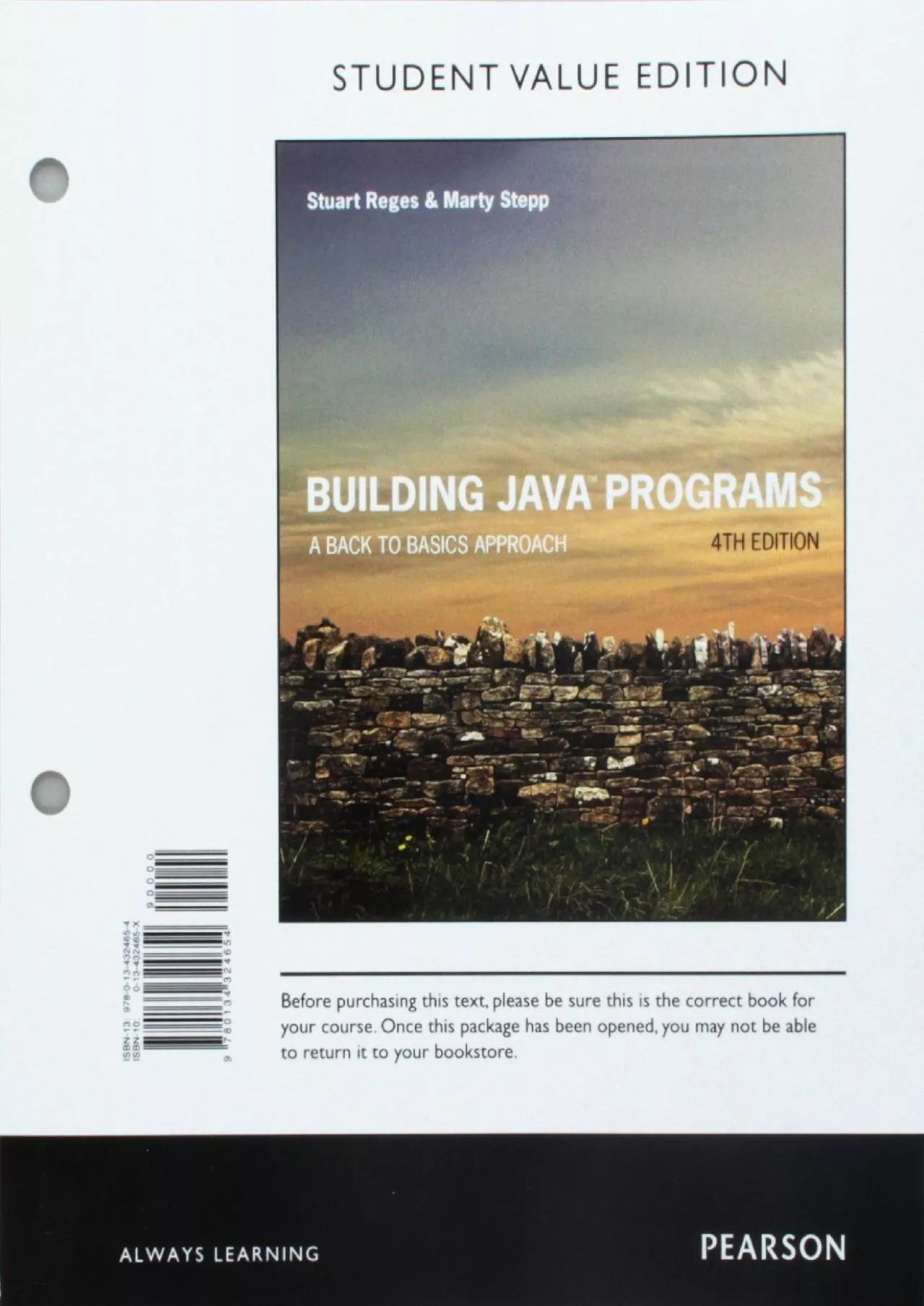 PDF-[BEST]-Building Java Programs: A Back to Basics Approach, Student Value Edition