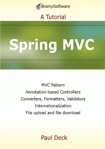 [FREE]-Spring MVC: A Tutorial