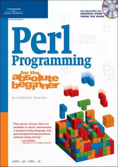 [eBOOK]-Perl Programming for the Absolute Beginner