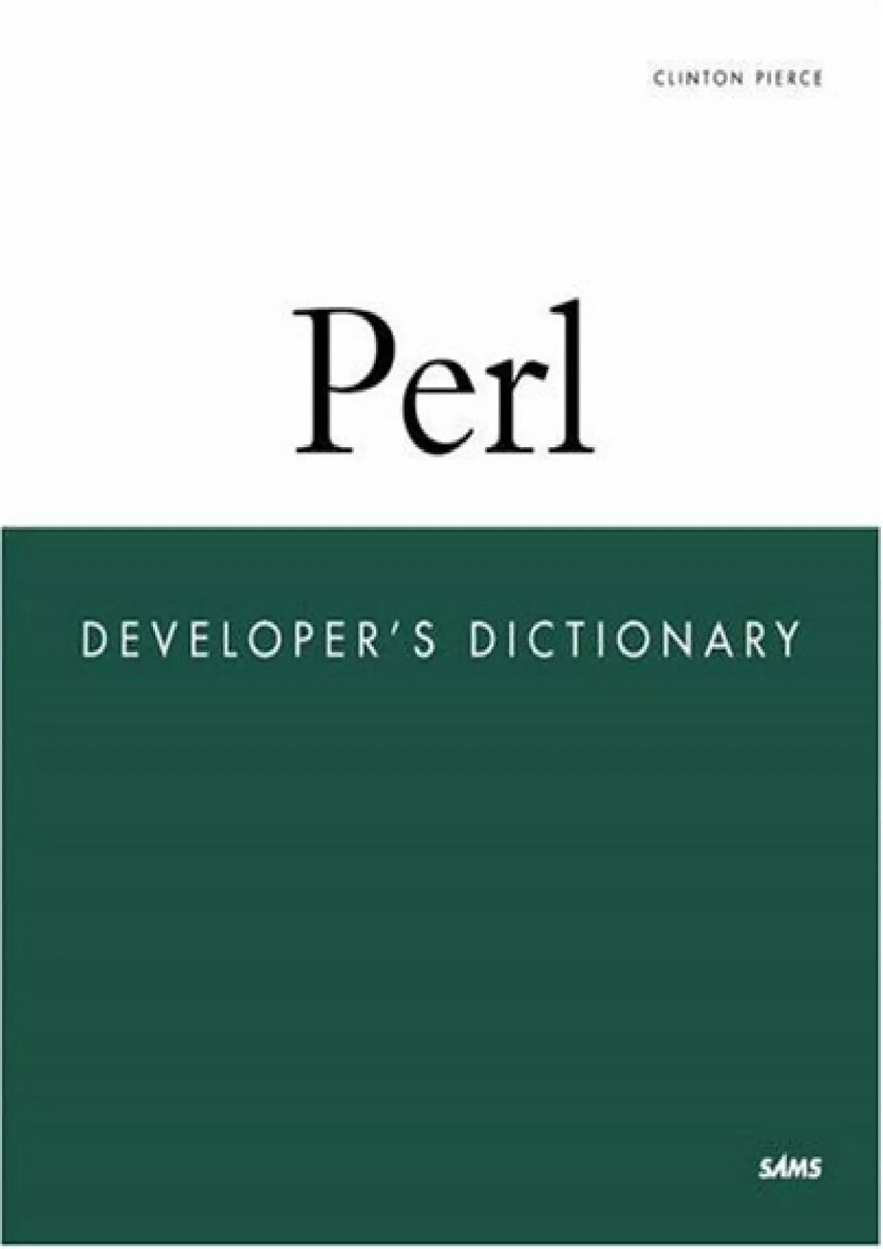 PDF-[PDF]-Perl Developer\'s Dictionary