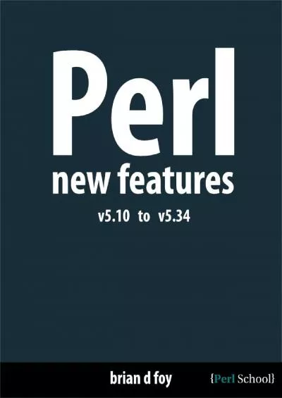 [BEST]-Perl New Features