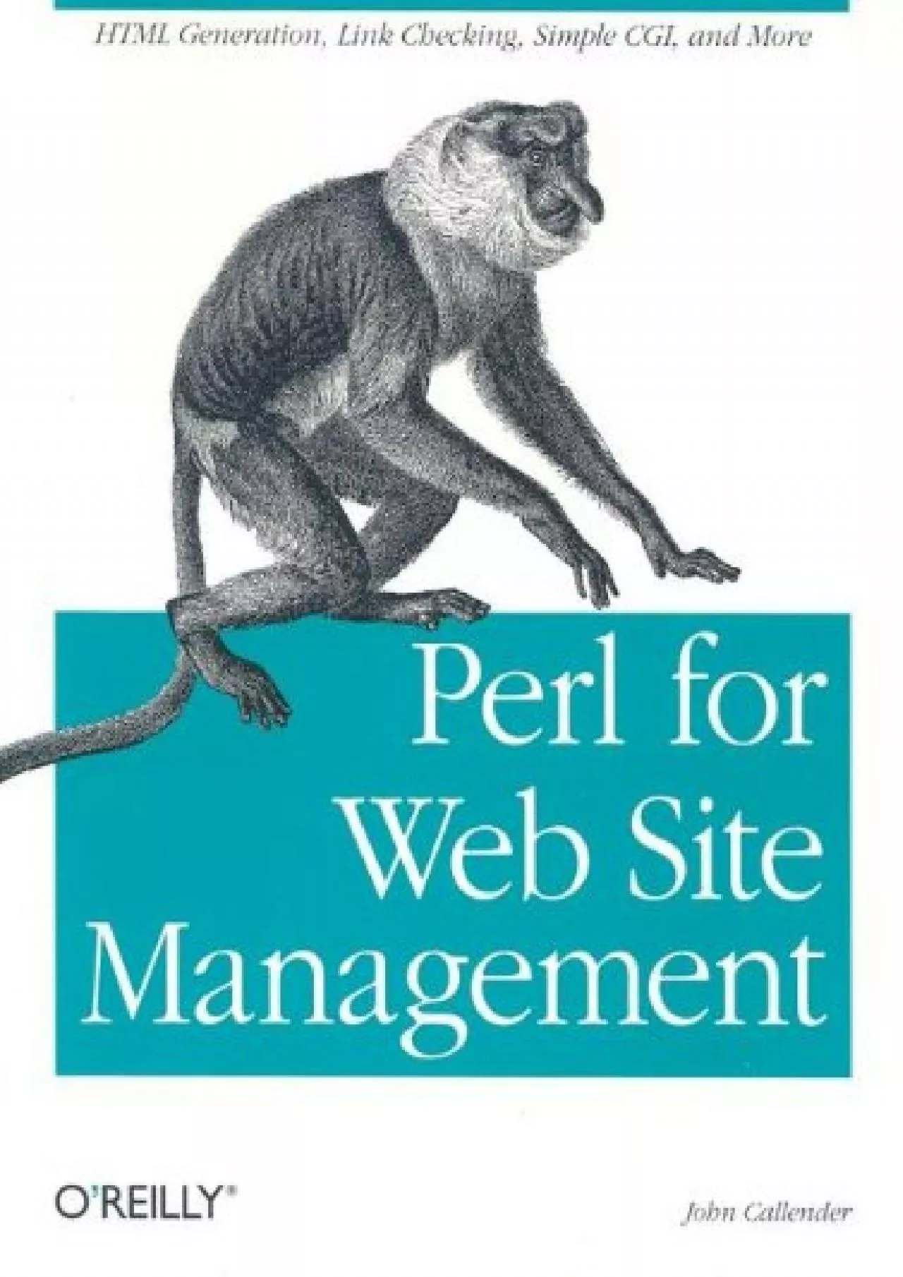 [READING BOOK]-Perl for Web Site Management: HTML Generation, Link Checking, Simple CGI,