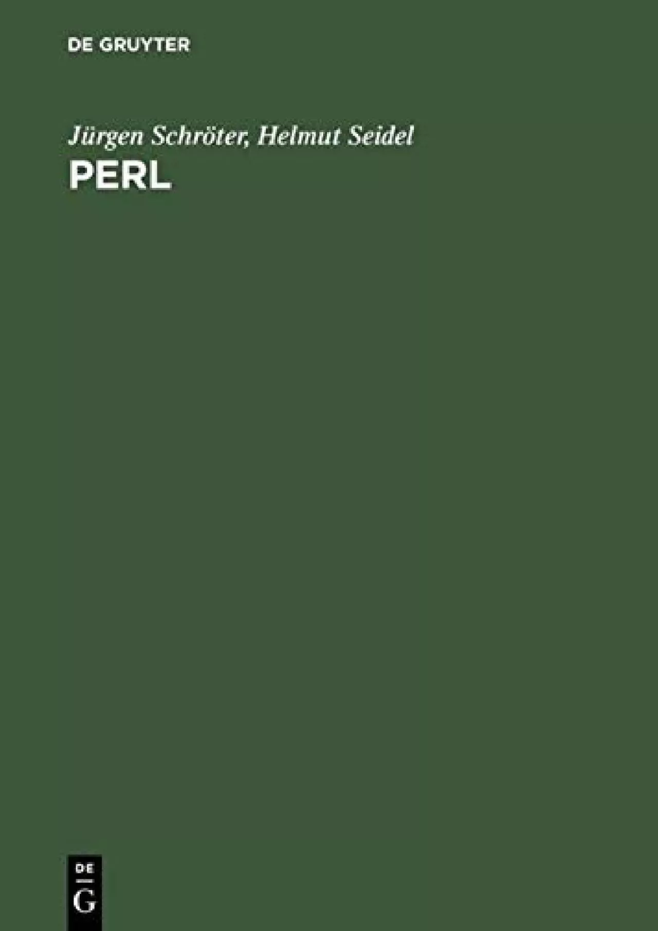 PDF-[BEST]-Perl (German Edition)