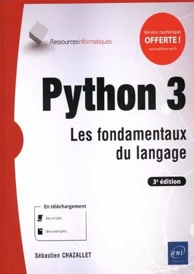 [PDF]-Python 3 - Les fondamentaux du langage (3e édition)