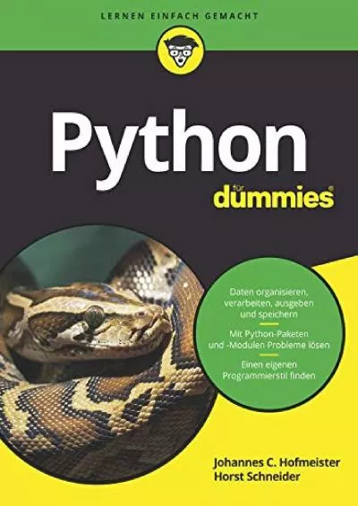 [eBOOK]-Python für Dummies (German Edition)