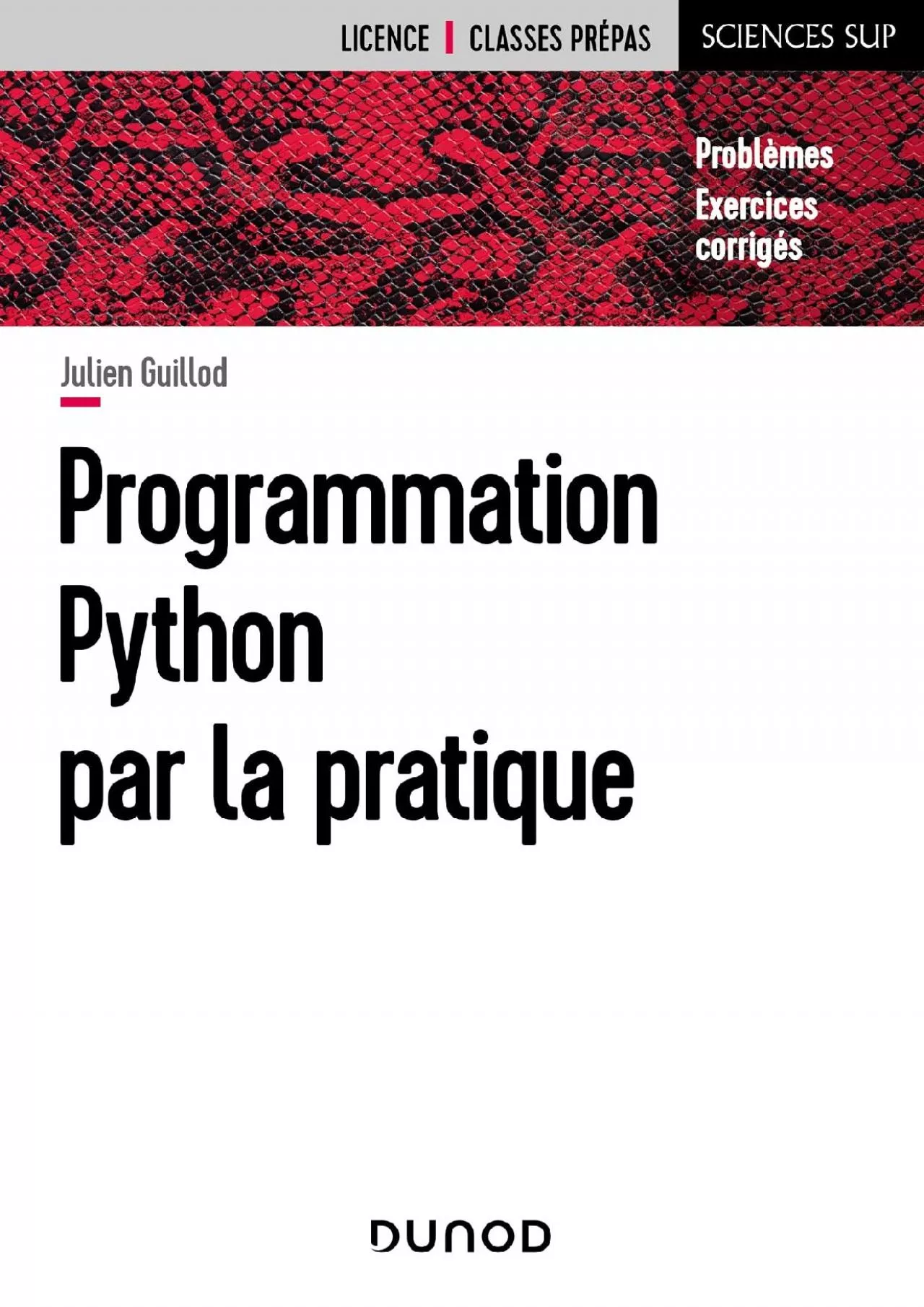 [READING BOOK]-Programmation Python par la pratique - Problèmes et exercices corrigés:
