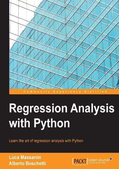 [DOWLOAD]-Regression Analysis with Python