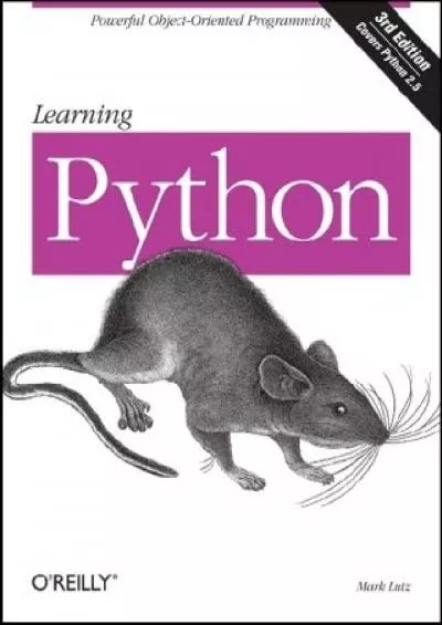 [BEST]-Learning Python, 3rd Edition