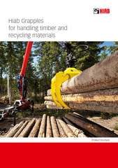 Product brochureHiab Grapplesfor handling timber and recycling materia