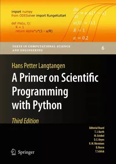 [FREE]-A Primer on Scientific Programming with Python (Texts in Computational Science