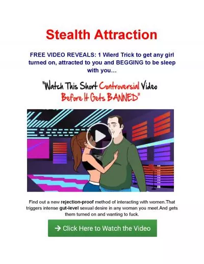 Stealth Attraction Review PDF Download ???