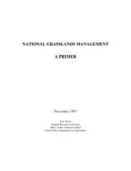 NATIONAL GRASSLANDS MANAGEMENT