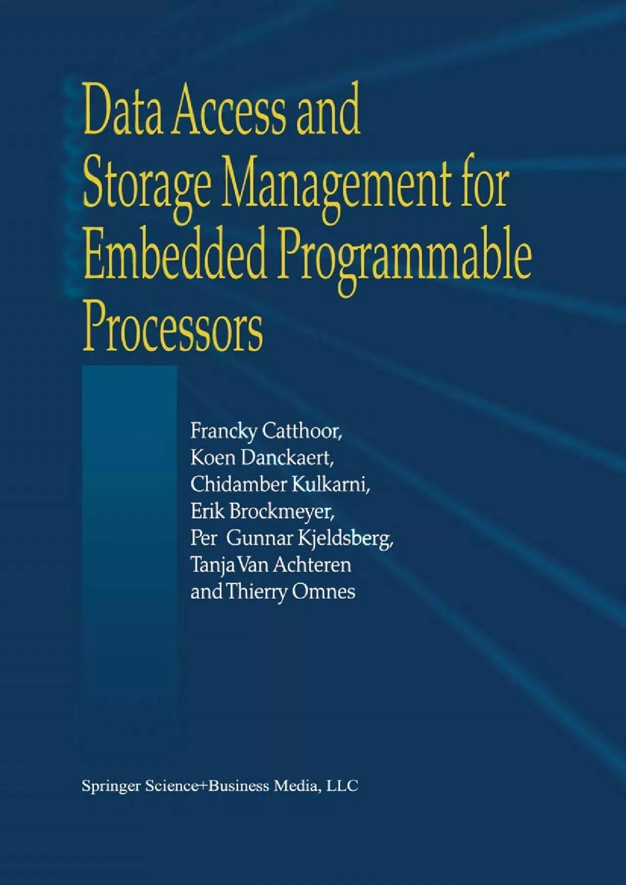 [READING BOOK]-Data Access and Storage Management for Embedded Programmable Processors
