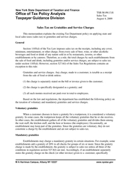 New York State Department of Taxation and Finance Office of Tax Policy