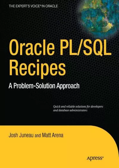 [READING BOOK]-Oracle and PLSQL Recipes: A Problem-Solution Approach (Expert\'s Voice in Oracle)