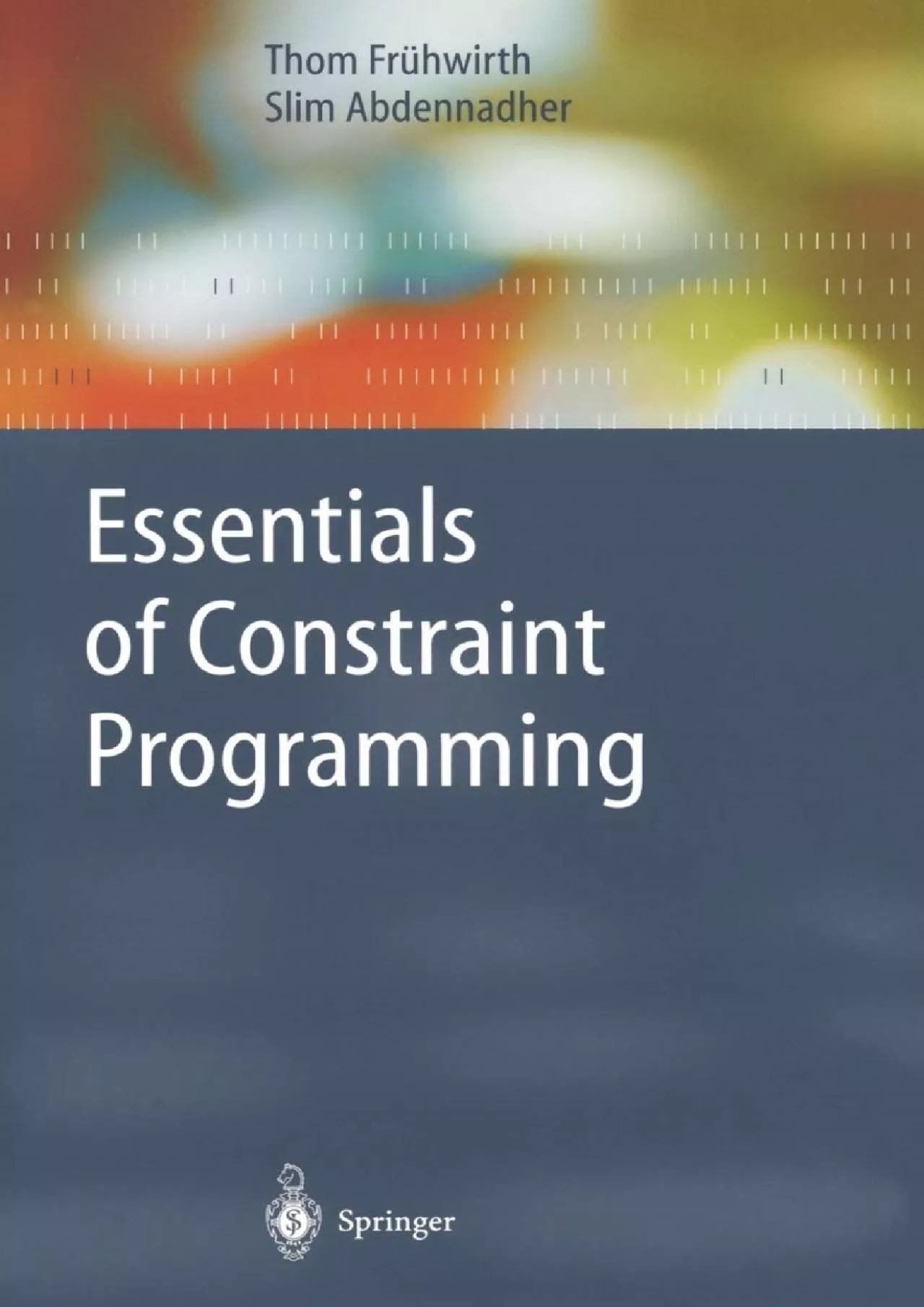 [eBOOK]-Essentials of Constraint Programming