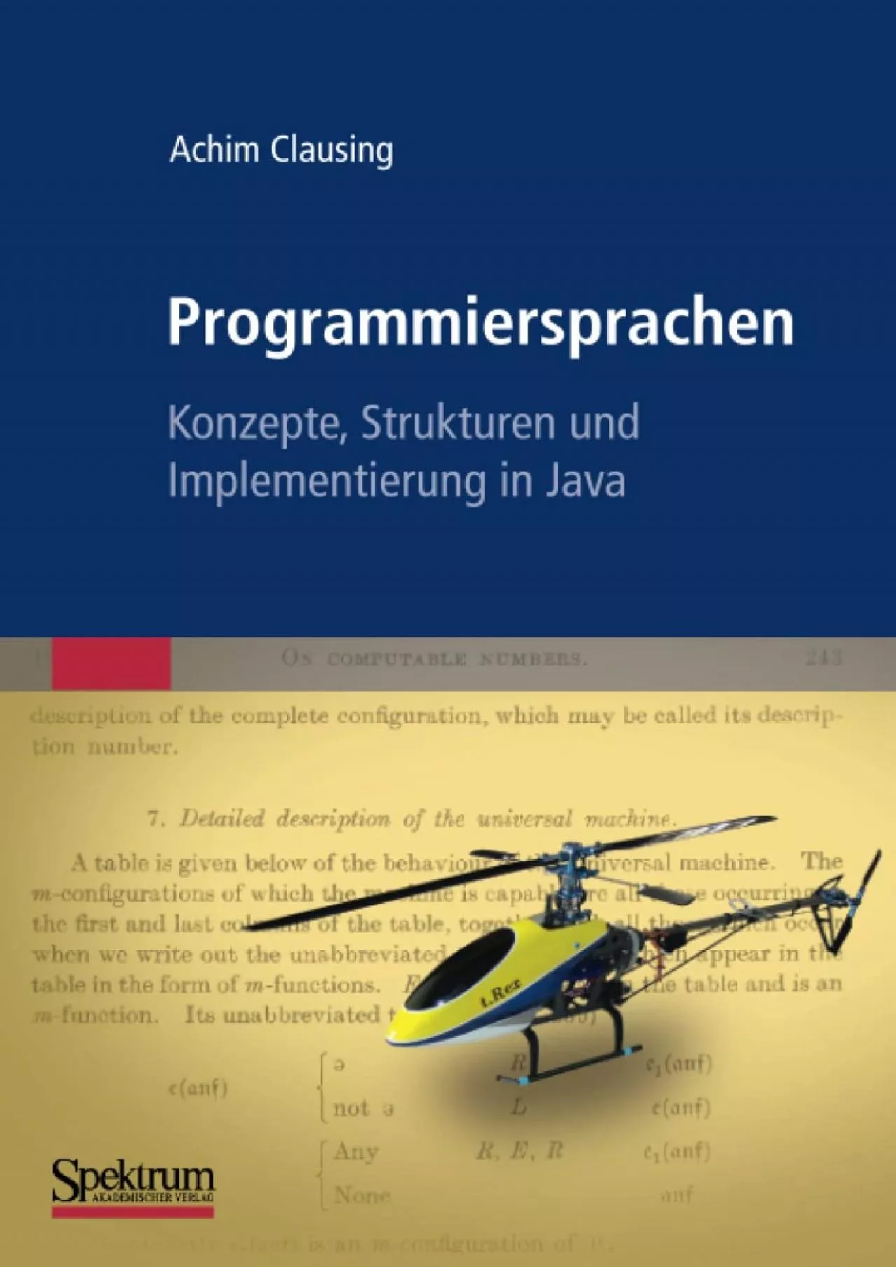 [PDF]-Programmiersprachen – Konzepte, Strukturen und Implementierung in Java (German