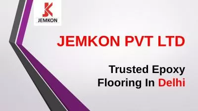 Trusted Epoxy Flooring In Delhi.