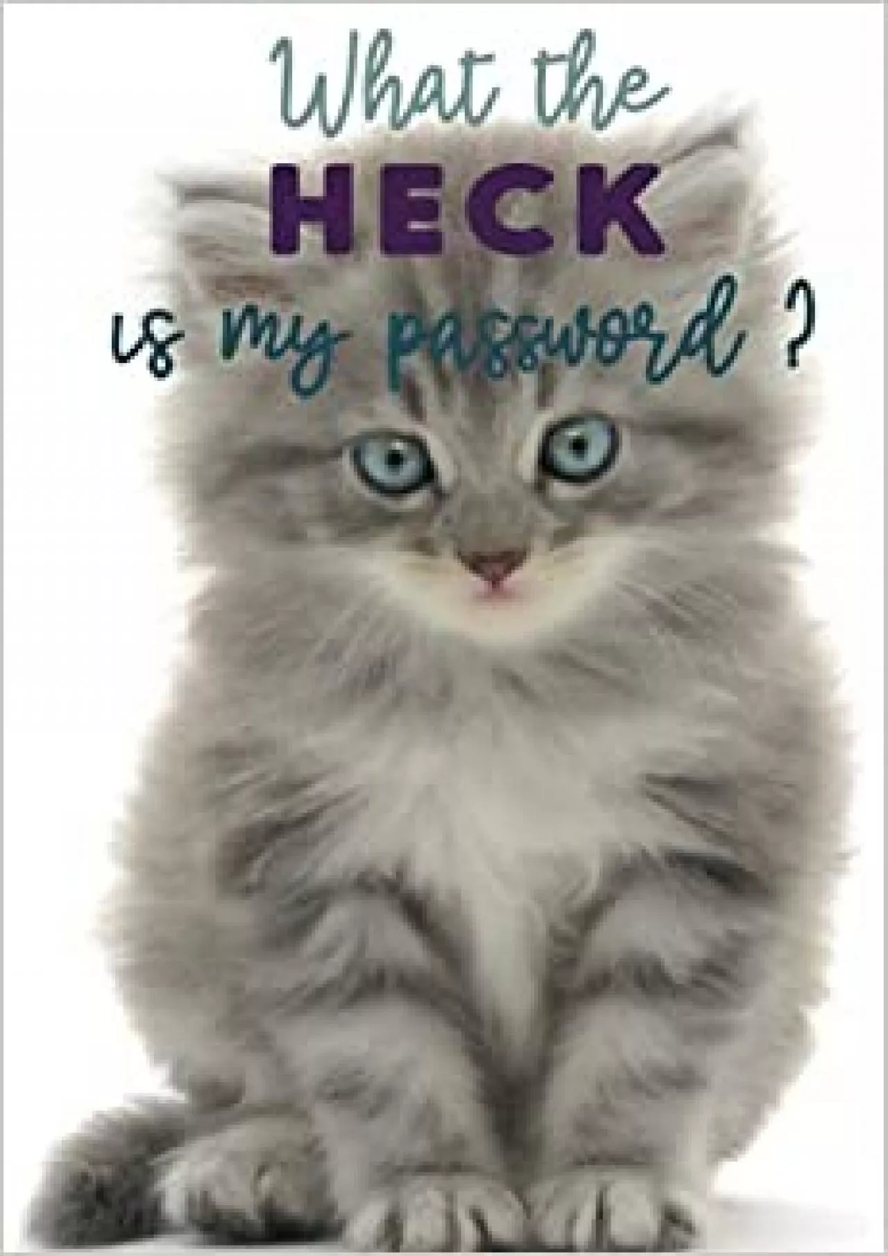 (EBOOK)-What the Heck is my Password: Internet Password Logbook, Password Book with Alphabetical