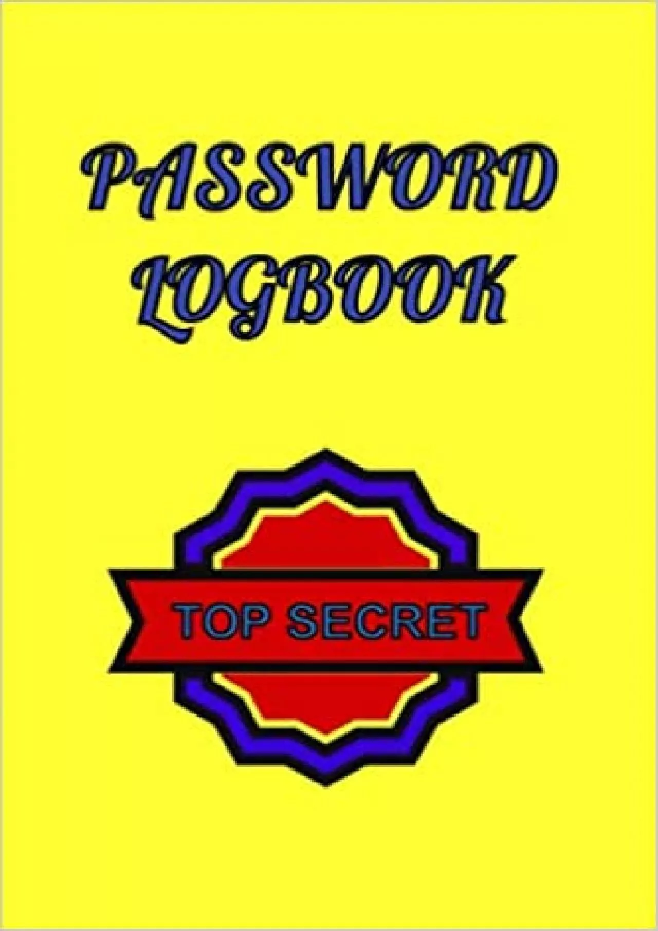 (READ)-Password Logbook: Personal logbook organizer with A-Z pages to keep all your internet
