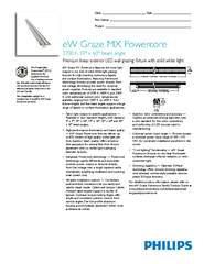 Date:  Type: Firm Name: Project: eW Graze MX Powercore2700 K, 10